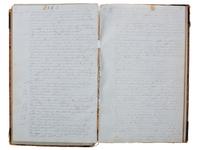 America in Manuscript Diary of Miss Louise St. John (1839-1938), including description of a visit to meet the Lincolns at the White House. Ithaca and New York City, New York, 1852-1867.