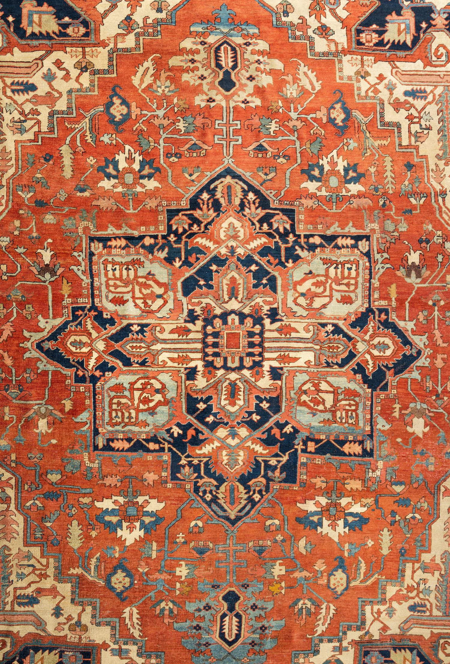 A Serapi Wool Rug