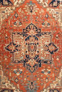 A Serapi Wool Rug