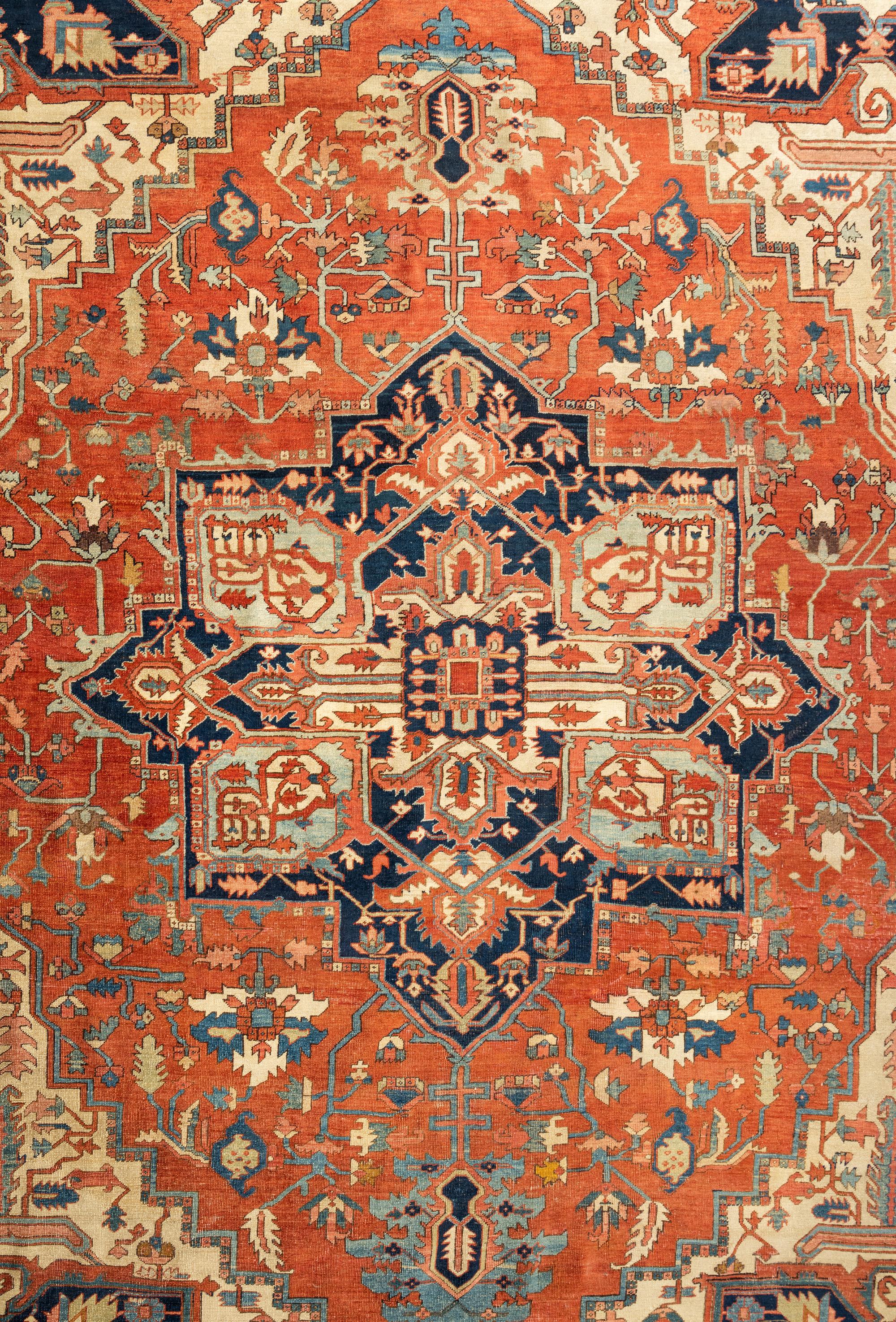 A Serapi Wool Rug