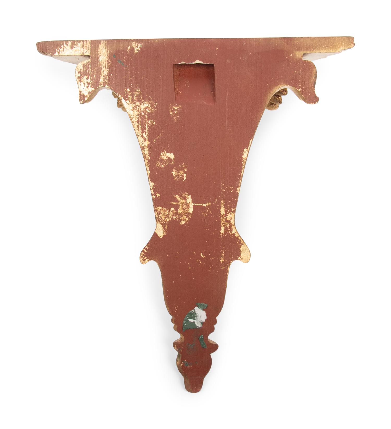 A Set of Eight Continental Giltwood Brackets