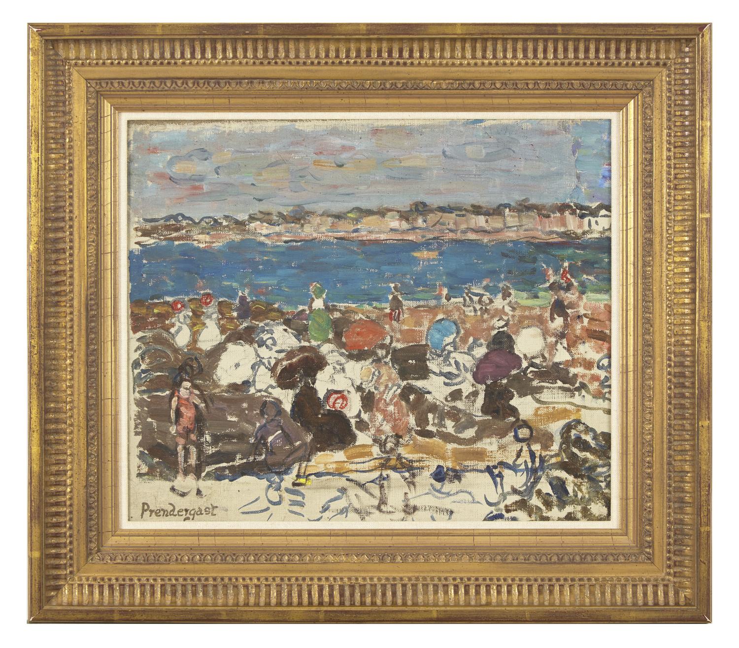 Beach Along the Harbor , c. 1907-1910