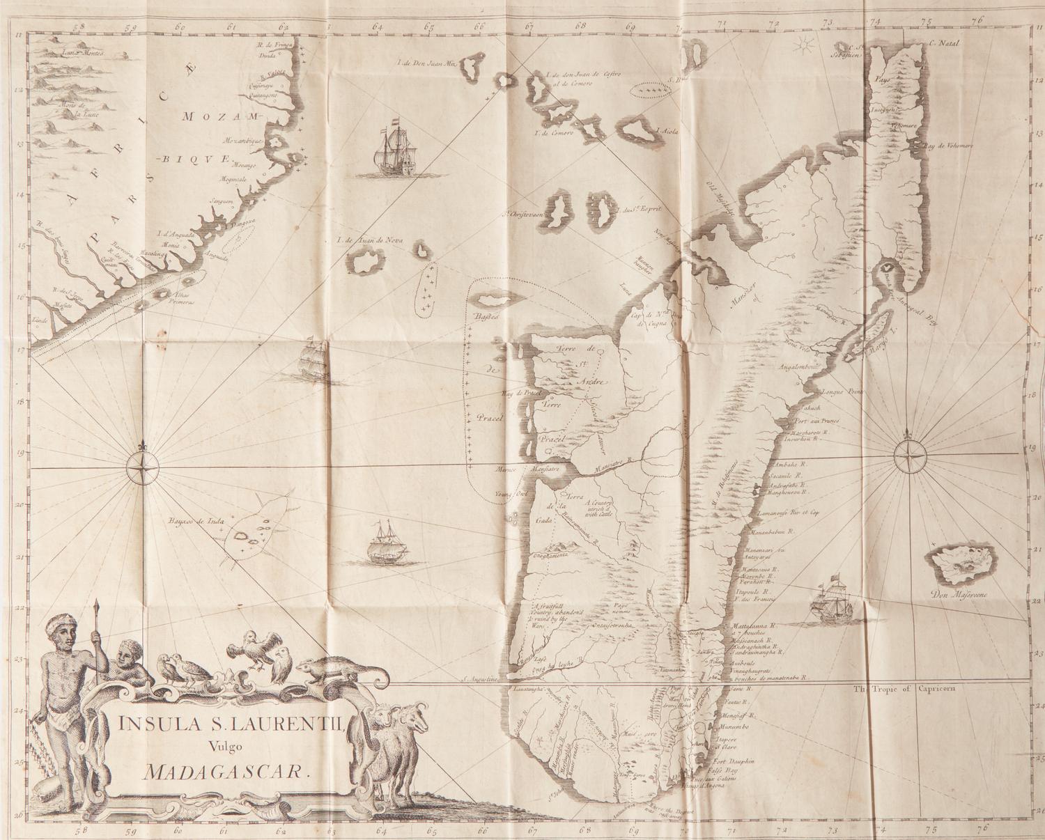 [Literature] [Defoe, Daniel] Drury, Robert. Madagascar: Or, Robert Drury's Journal, During Fifteen Years Captivity on that Island...