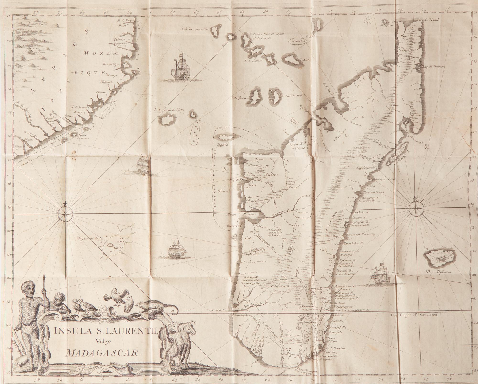 [Literature] [Defoe, Daniel] Drury, Robert. Madagascar: Or, Robert Drury's Journal, During Fifteen Years Captivity on that Island...