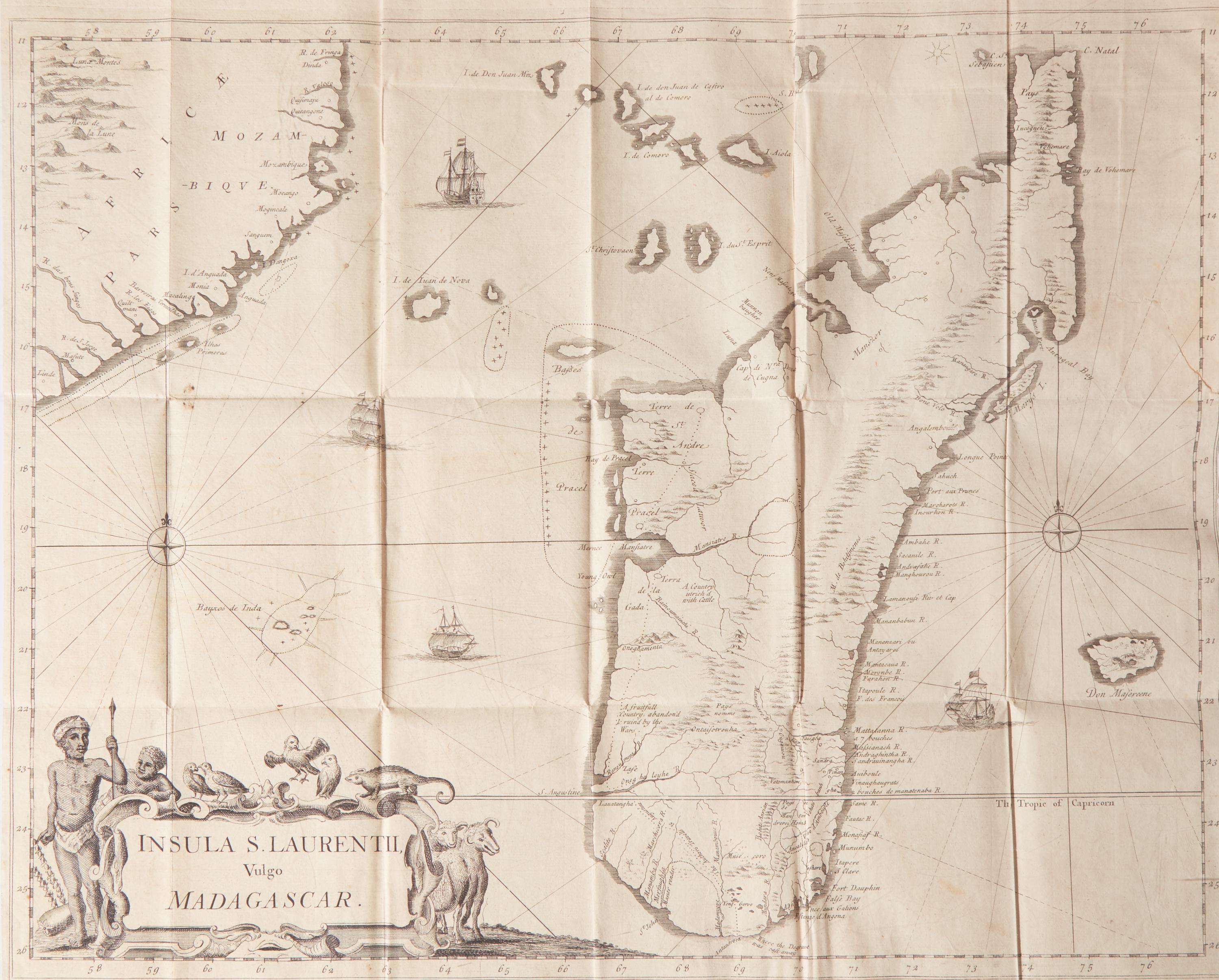 [Literature] [Defoe, Daniel] Drury, Robert. Madagascar: Or, Robert Drury's Journal, During Fifteen Years Captivity on that Island...