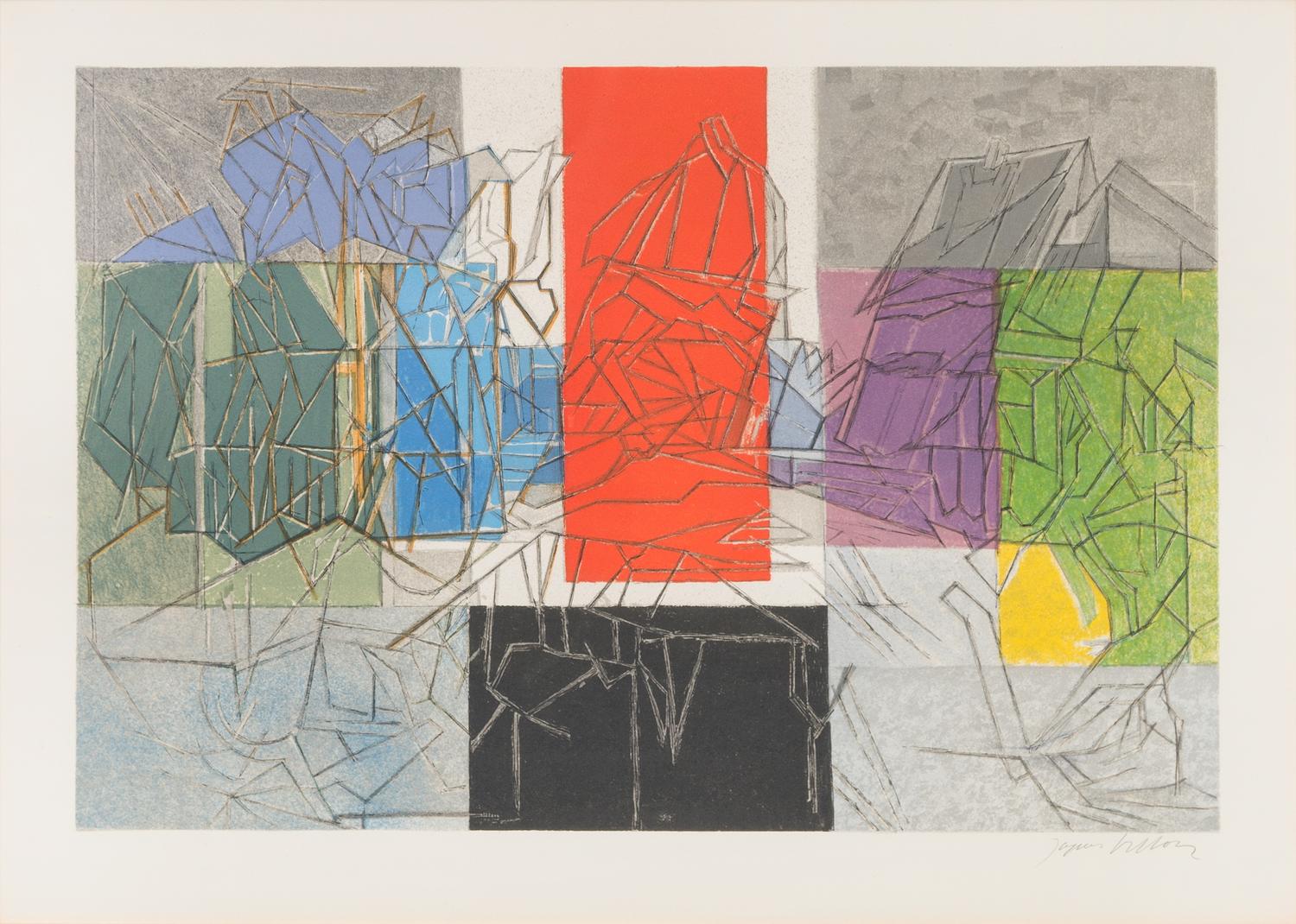 After Jacques Villon, (French, 1875 - 1963), Le Pigeonnier Normand, (from Jacques Villon Presente par Lionello Venturi), 1962