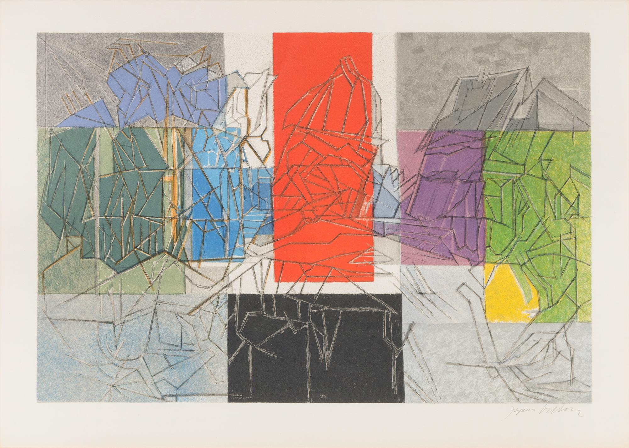 After Jacques Villon, (French, 1875 - 1963), Le Pigeonnier Normand, (from Jacques Villon Presente par Lionello Venturi), 1962