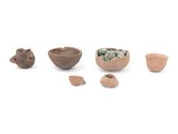 Anasazi Black-on-White Pottery, PLUS other Miniature Vessels