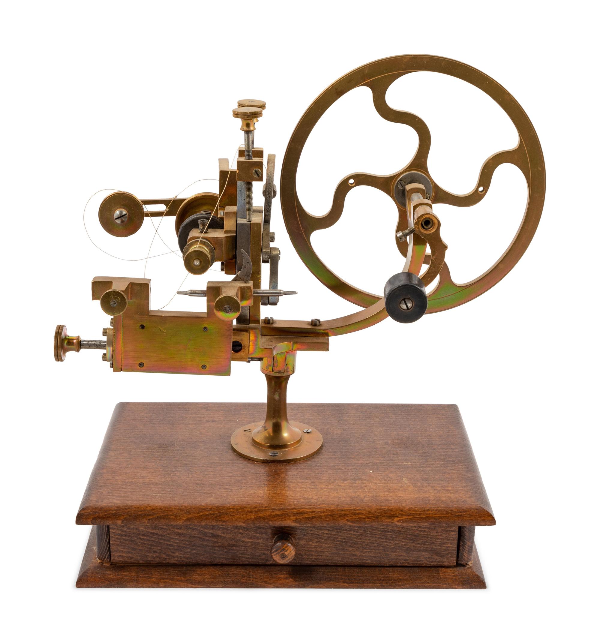 A Brass and Steel Watch Maker's Rounding Up Tool