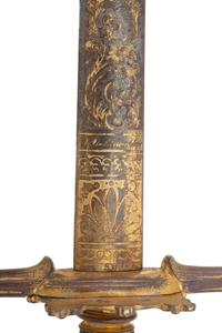 [CIVIL WAR]. Sword, war-date photograph, medical officer's sash, belt and buckle identified to Surgeon William J. McDermott, New York.