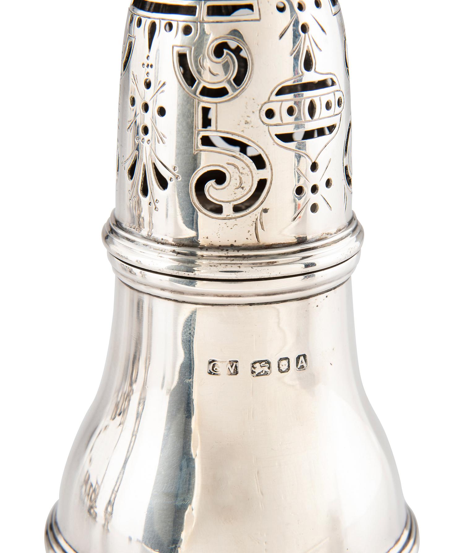 A Group of English Silver Tableware