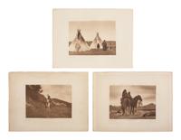 CURTIS, Edward (1868-1952), photographer. A group of 5 photogravures of Sioux subjects.