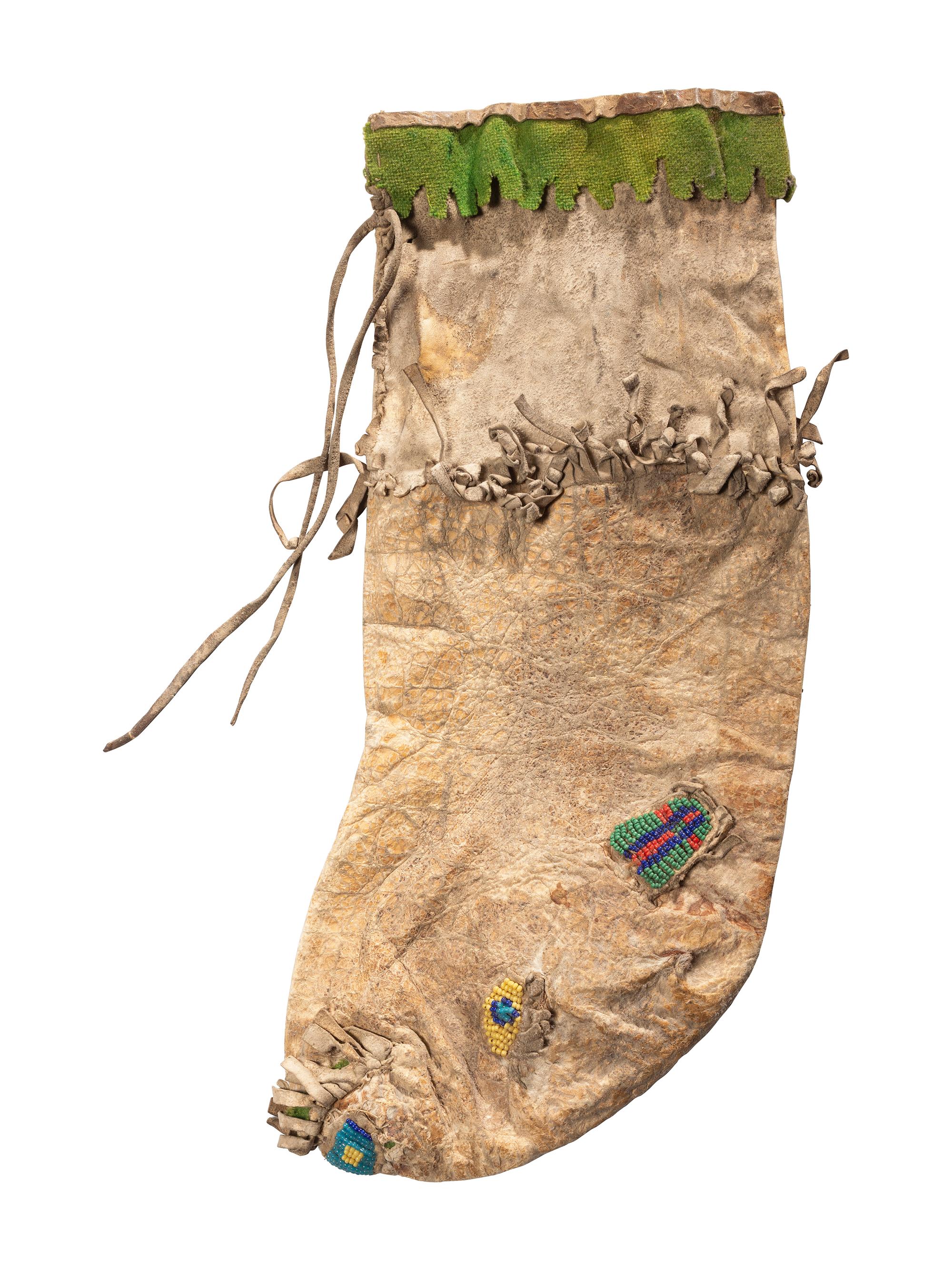 Sioux Beaded Calf Head Bag