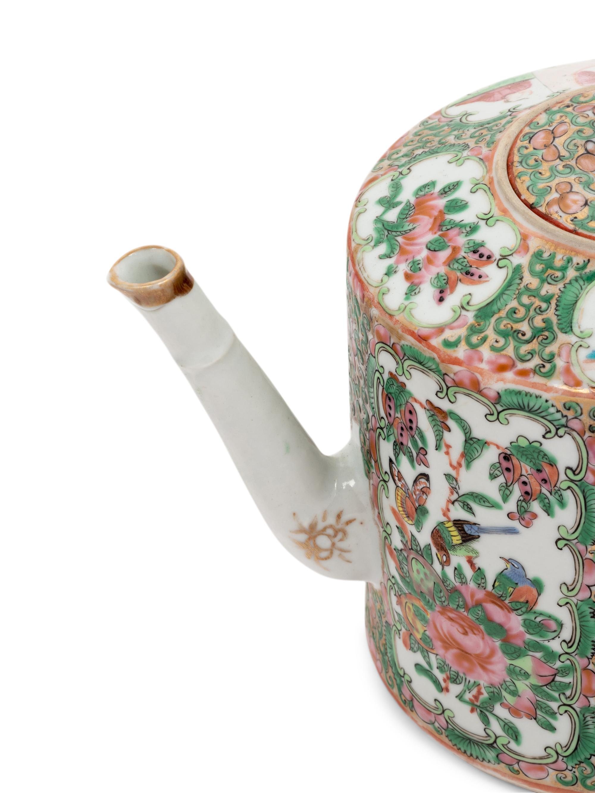 Two Chinese Export Porcelain Teapots