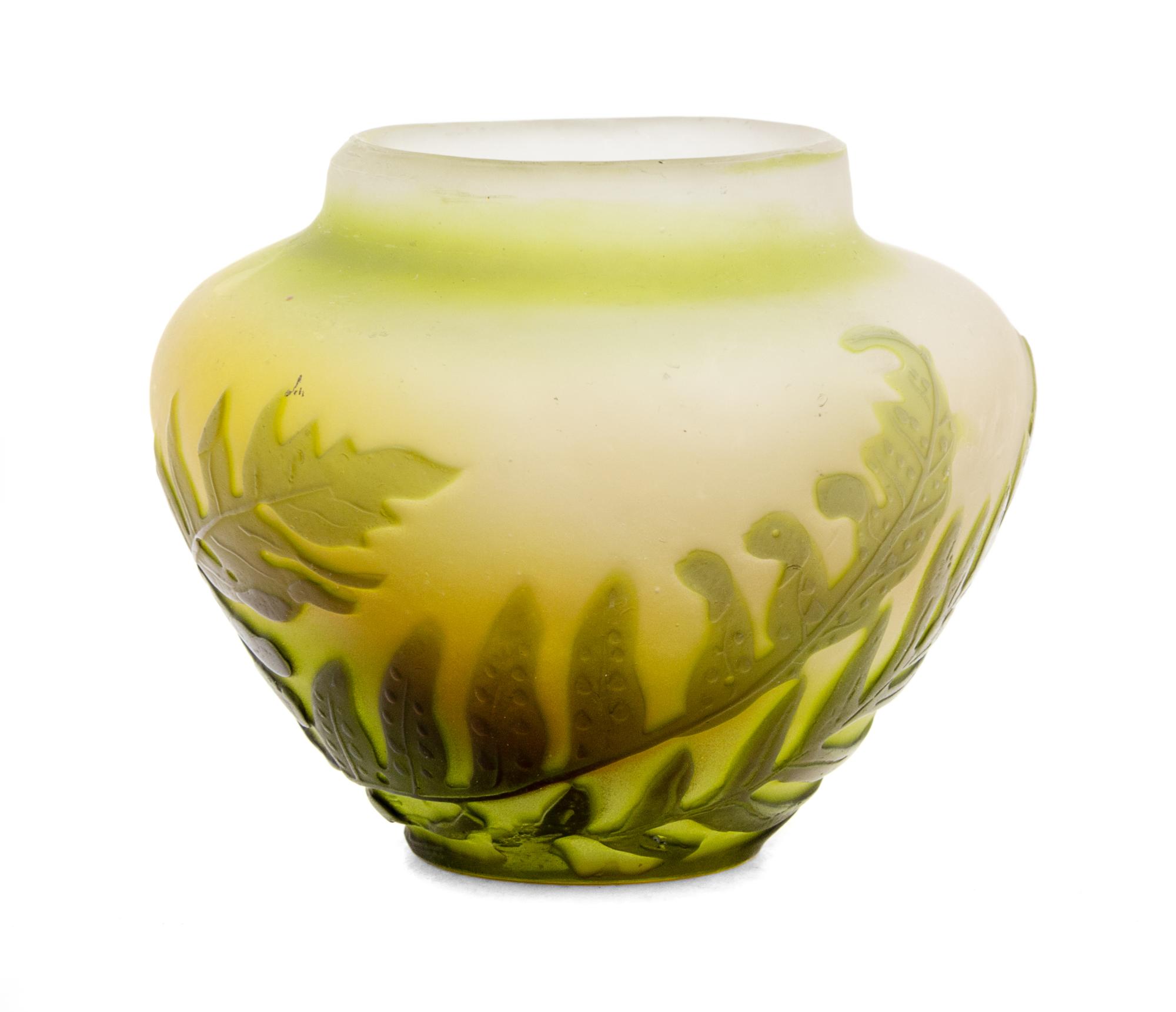 Emile Galle, (French, 1846-1904), Cameo Vase