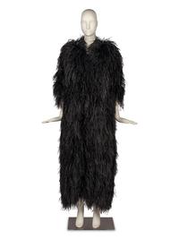 Black Ostrich Feather Jacket