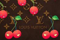 Louis Vuitton Monogram Cerise Silk Scarf, 2005