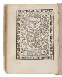 Guillermus Alvernus, Bishop of Paris (1180-1249). Rhetorica divina . Paris: Andre Bocard for Jean Petit, 16 May 1500.
