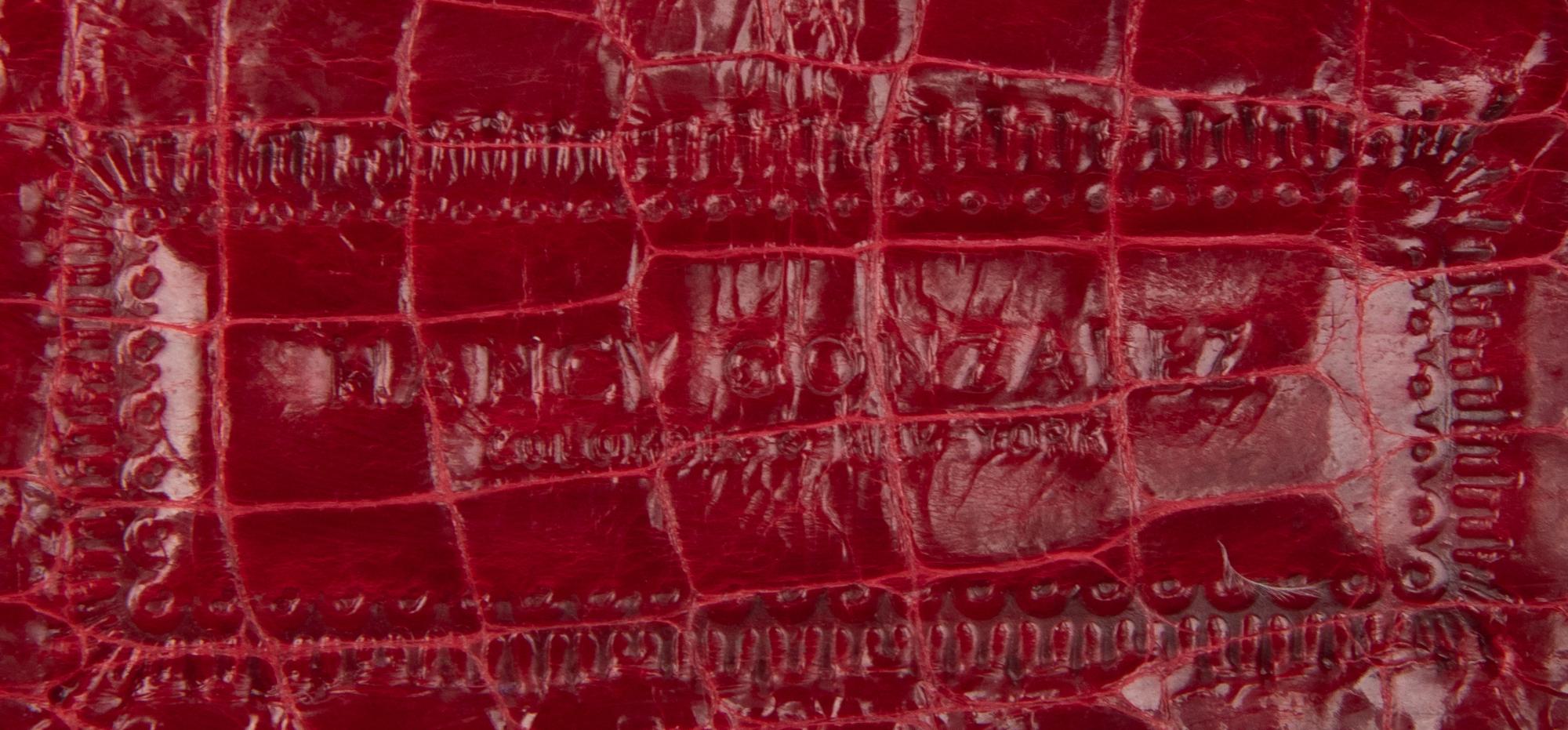 Nancy Gonzalez, Four Red & Black Bags