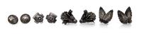 A Collection of Silver Earclips, 36.40 dwts.