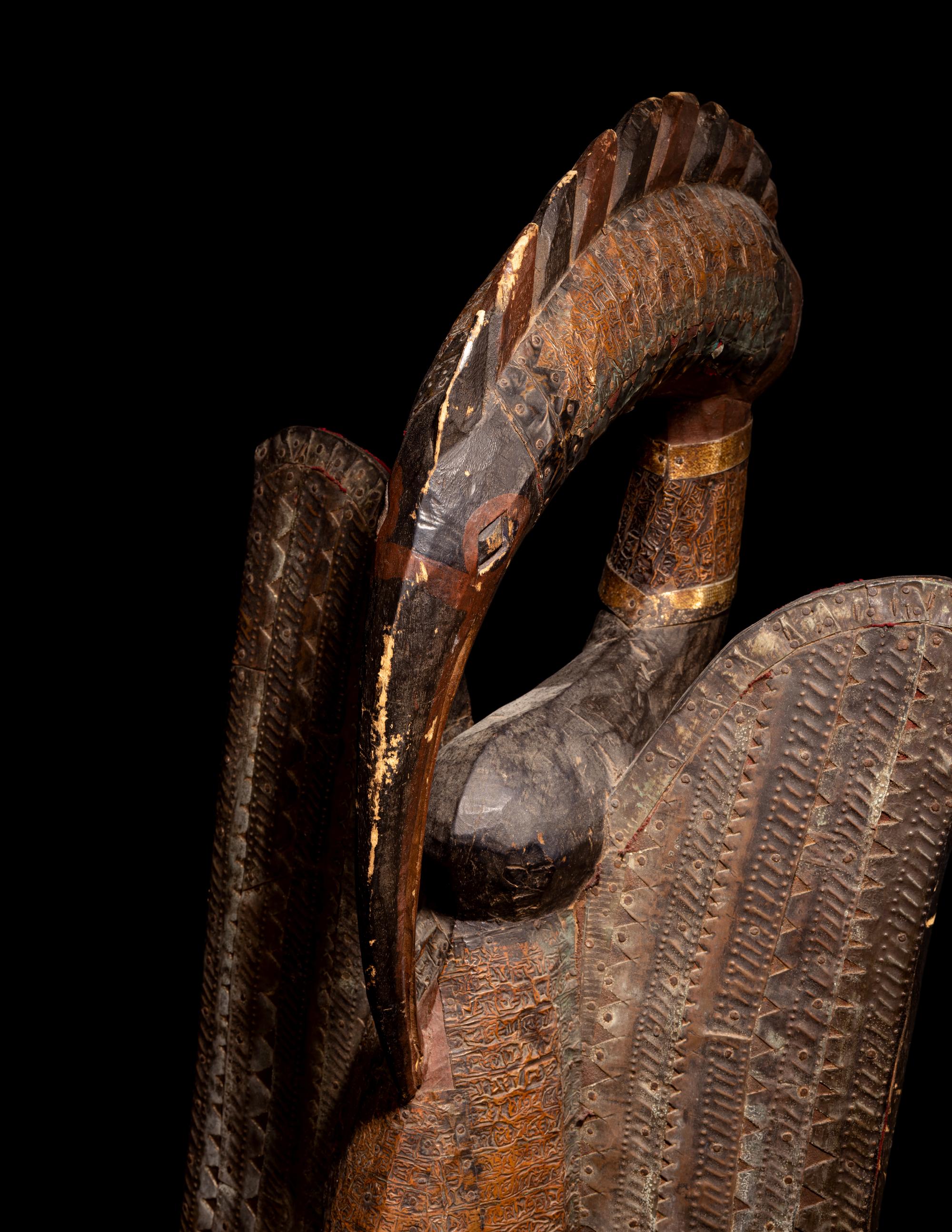 A Senufo Wood Bird Figure
