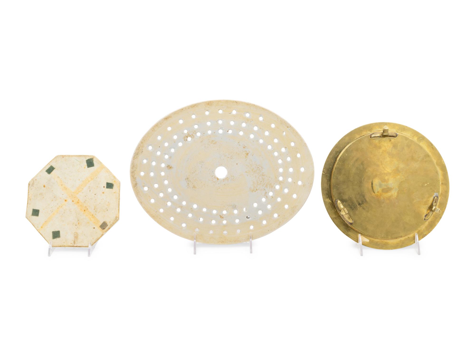 Three Chinese Porcelain Plaques