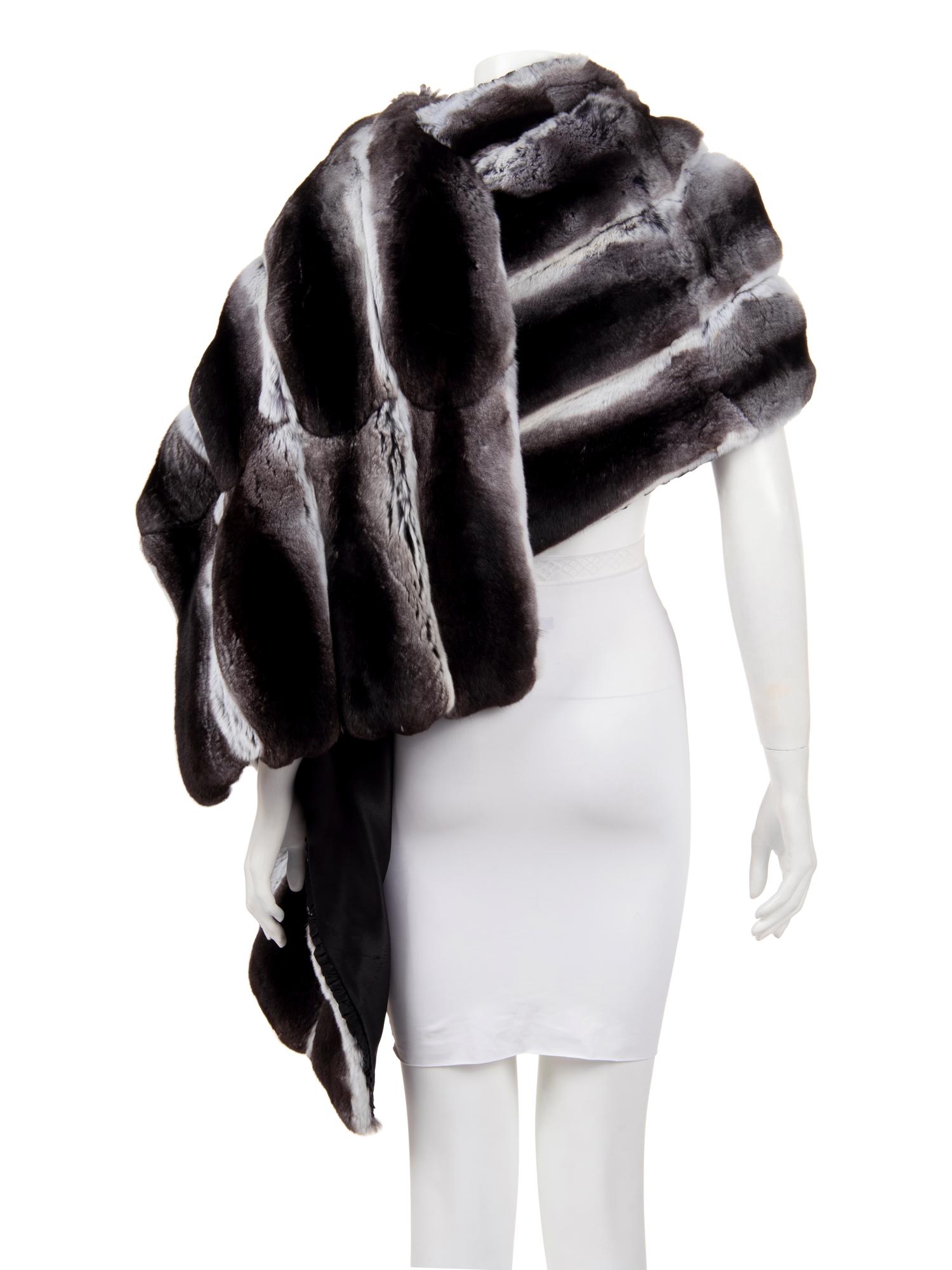 J. Mendel Natural Chinchilla Stole