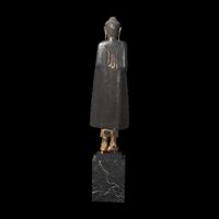 A Lacquered Figure of a Buddha, Northern Thai or Burmese