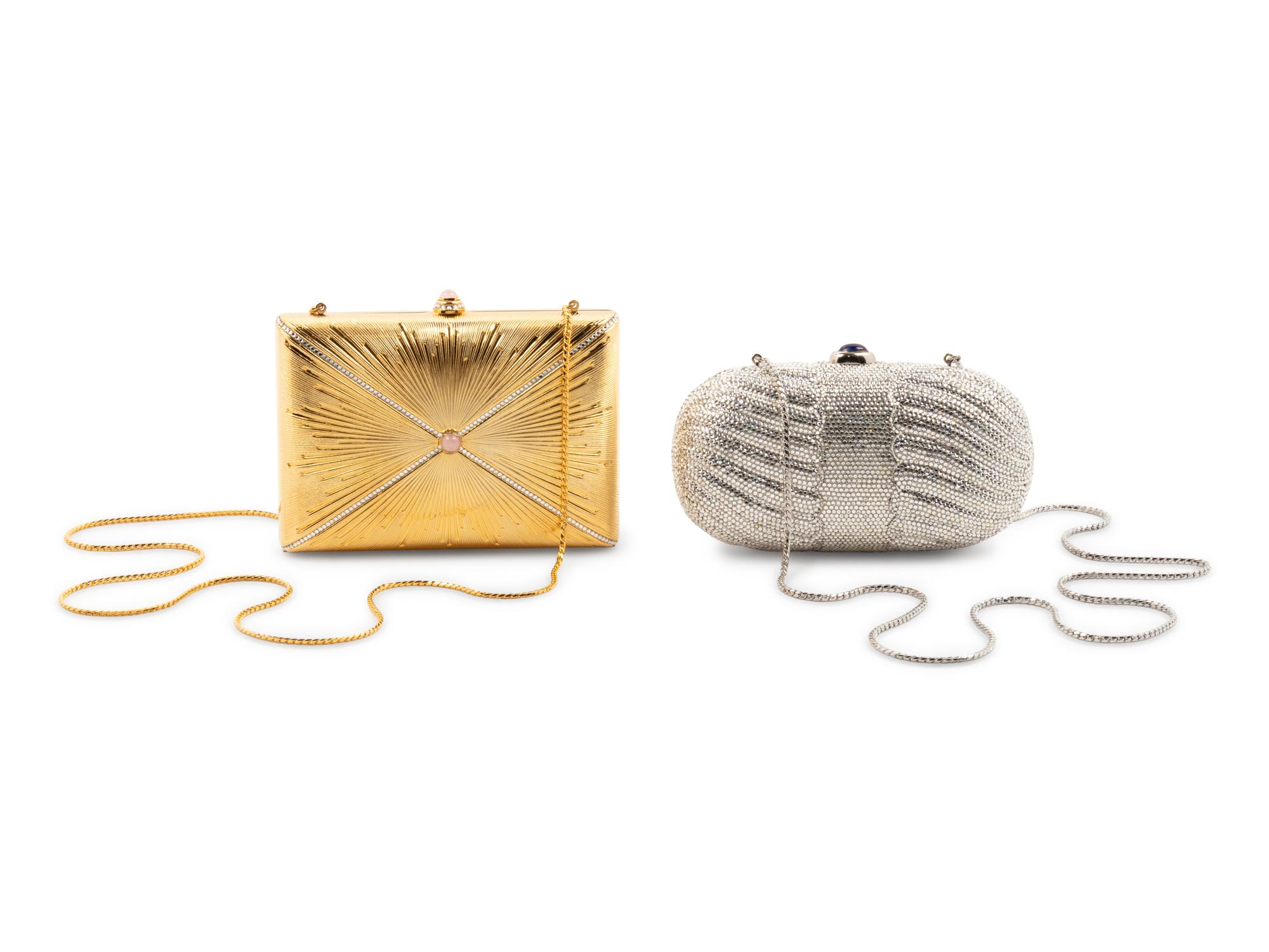 Two Judith Leiber Minaudière Bags