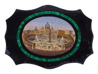 A Continental Micromosaic Plaque
