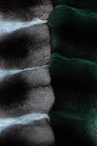 Four Ralph Rucci Fur Pieces: One Coyote Muff, Two Chinchilla Scarves, and One Mink Wrap