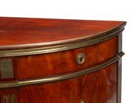 A Russian Neoclassical Brass Mounted Mahogany Console Cabinet