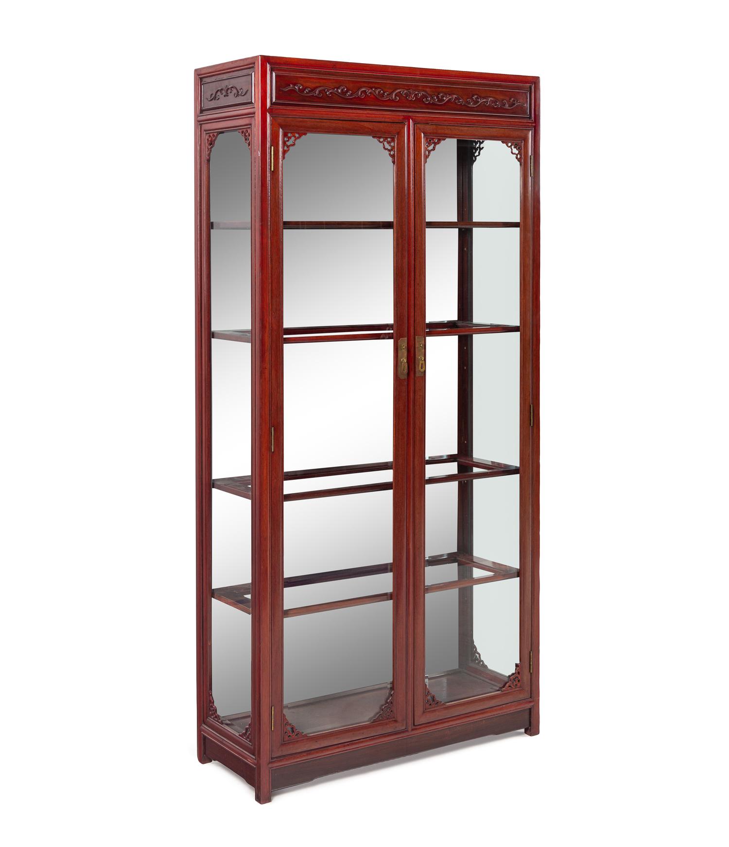 16 Chinese Hardwood Displaying Cabinets