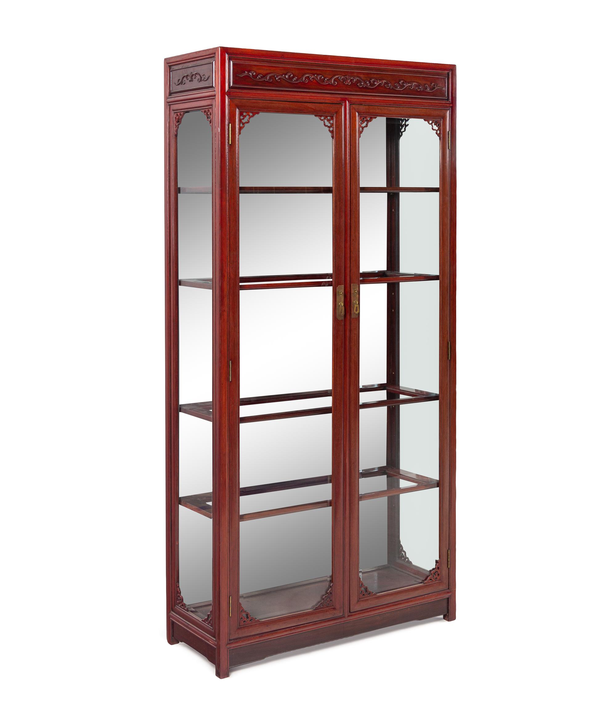 16 Chinese Hardwood Displaying Cabinets