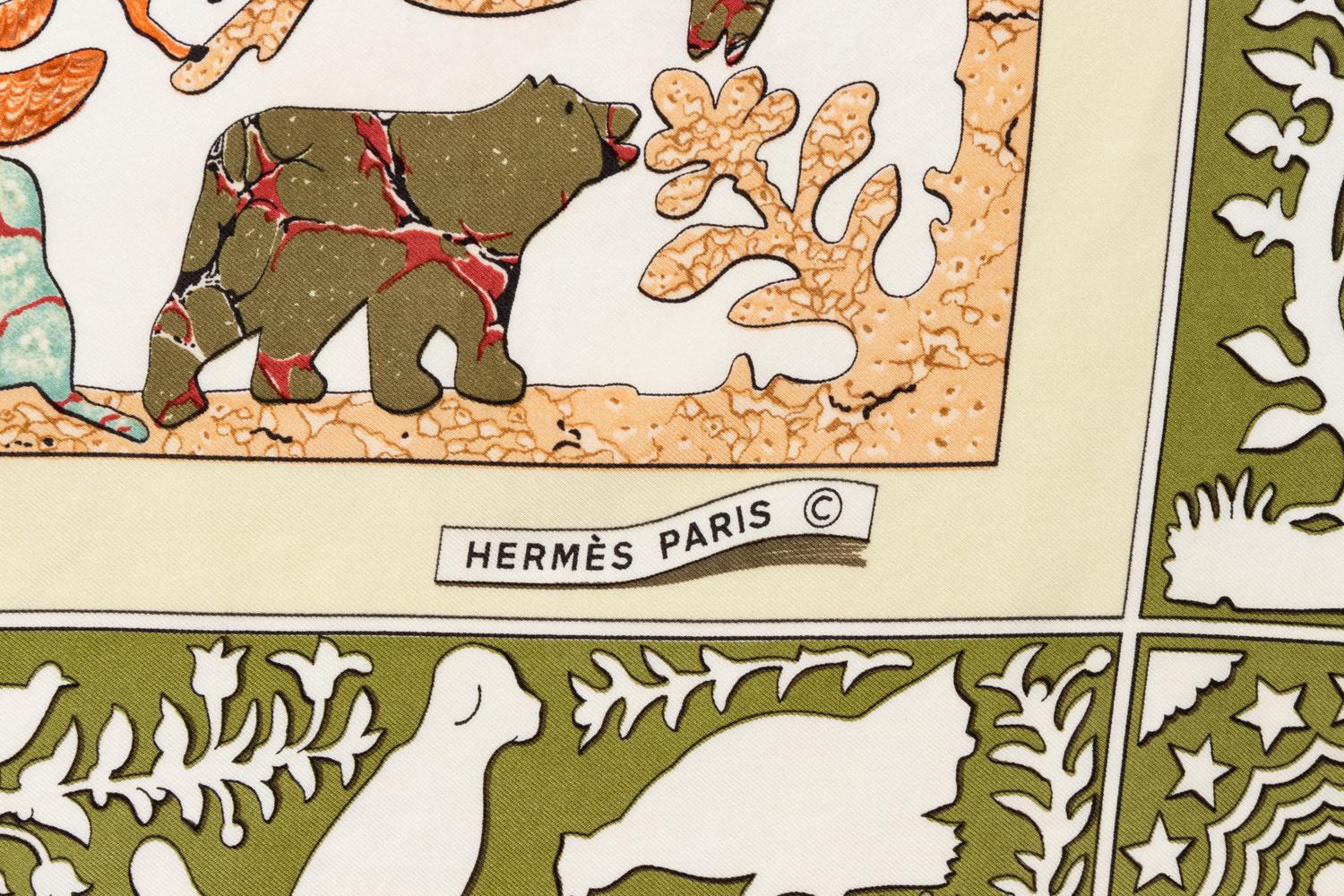 Two Hermès 90cm Silk Scarf, Carre