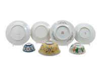 Seven Chinese Famille Rose Porcelain Wares