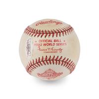A Deion Sanders Vintage Signed Autograph Baseball (JSA Sticker)