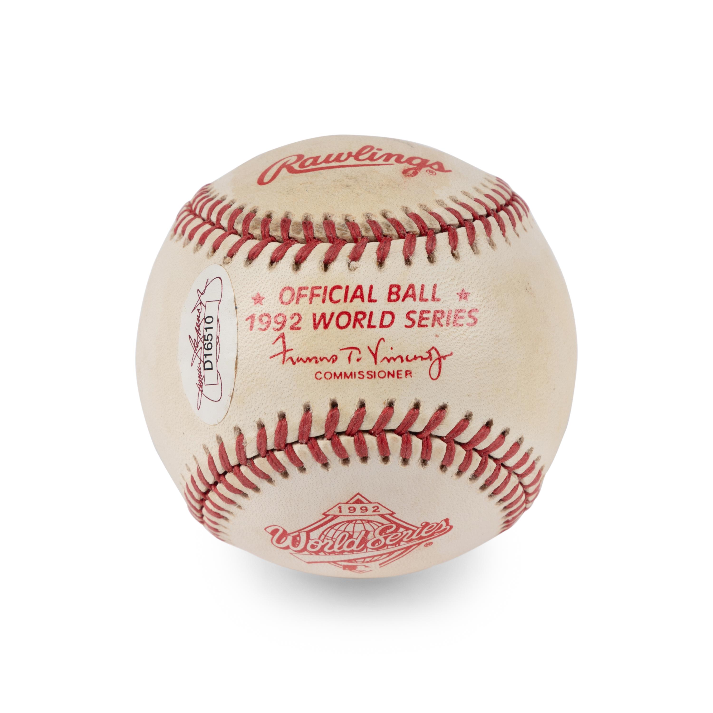 A Deion Sanders Vintage Signed Autograph Baseball (JSA Sticker)