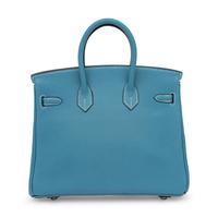 Hermès, Birkin 25 in Bleu Jean Togo
