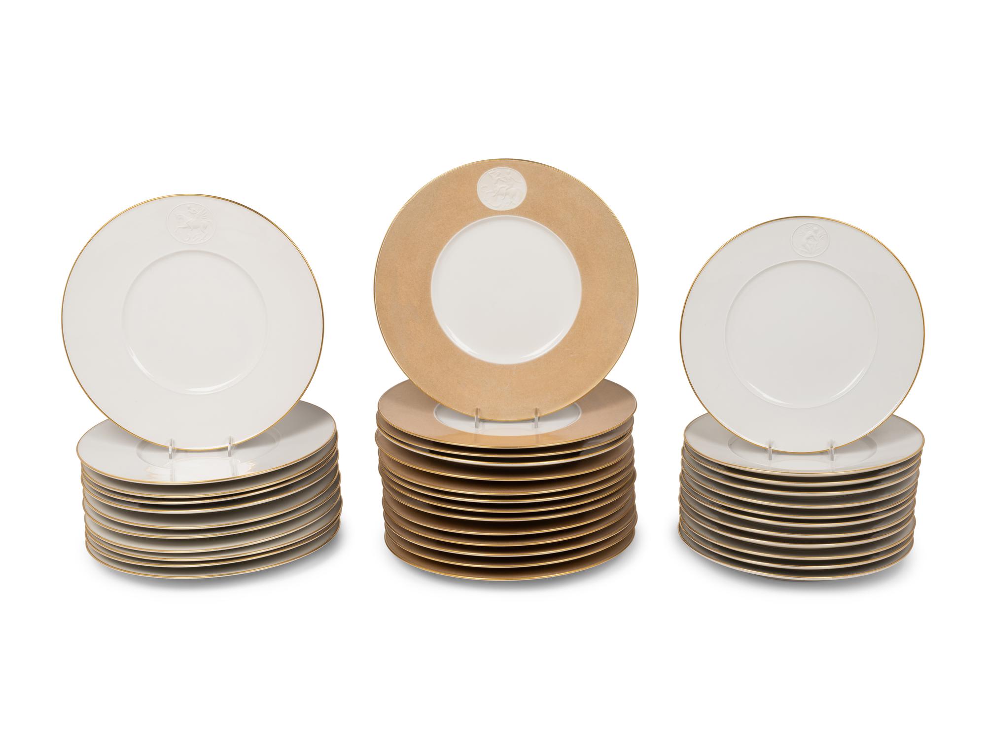 A Berlin (K.P.M.) Arkadia Porcelain Dinner Service