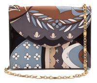 A Pucci Multicolor Silk Print Flap Handbag, 8.25" x 6.25" x 1".