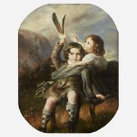 After Franz Xaver Winterhalter (German, 1805–1873) Prince Alfred (future Duke of Saxe-Coburg and Gotha) and Princess Helena (future Princess of Schleswig-Holstein) as Children