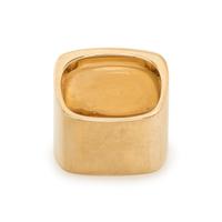 SCHLUGER, YELLOW GOLD RING