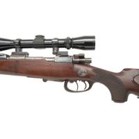 **L. Schiwy Half-Stock Mauser Rifle