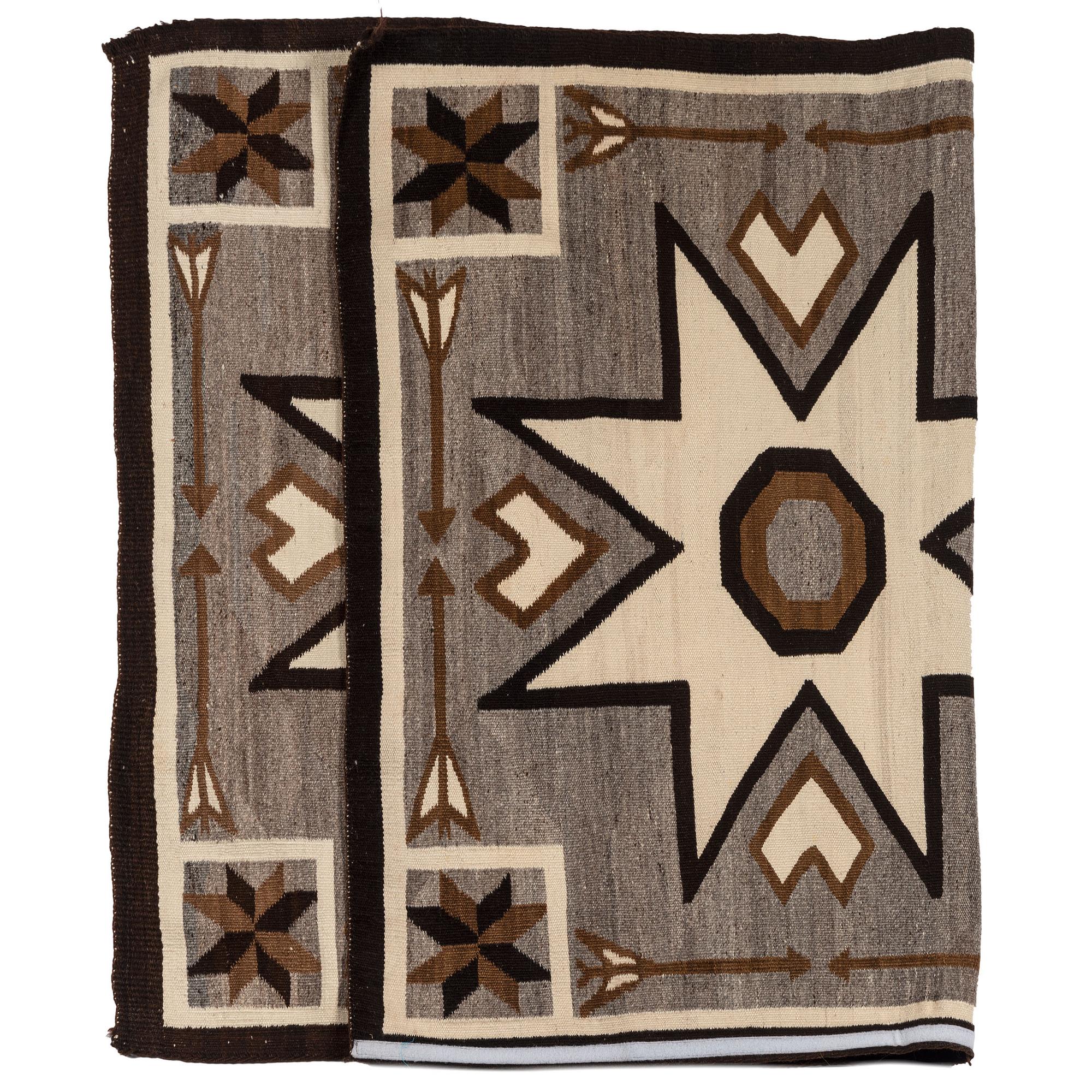 Navajo Crystal Pattern Weaving / Rug