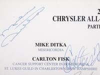 A 2004 Chrysler Golf Shootout Multi Signed Autograph Invitation Including Michael Jordan (Beckett Authentication Services Letter BAS Certified),