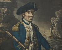 A Hand-Colored Mezzotint Portrait of Captain John Paul Jones