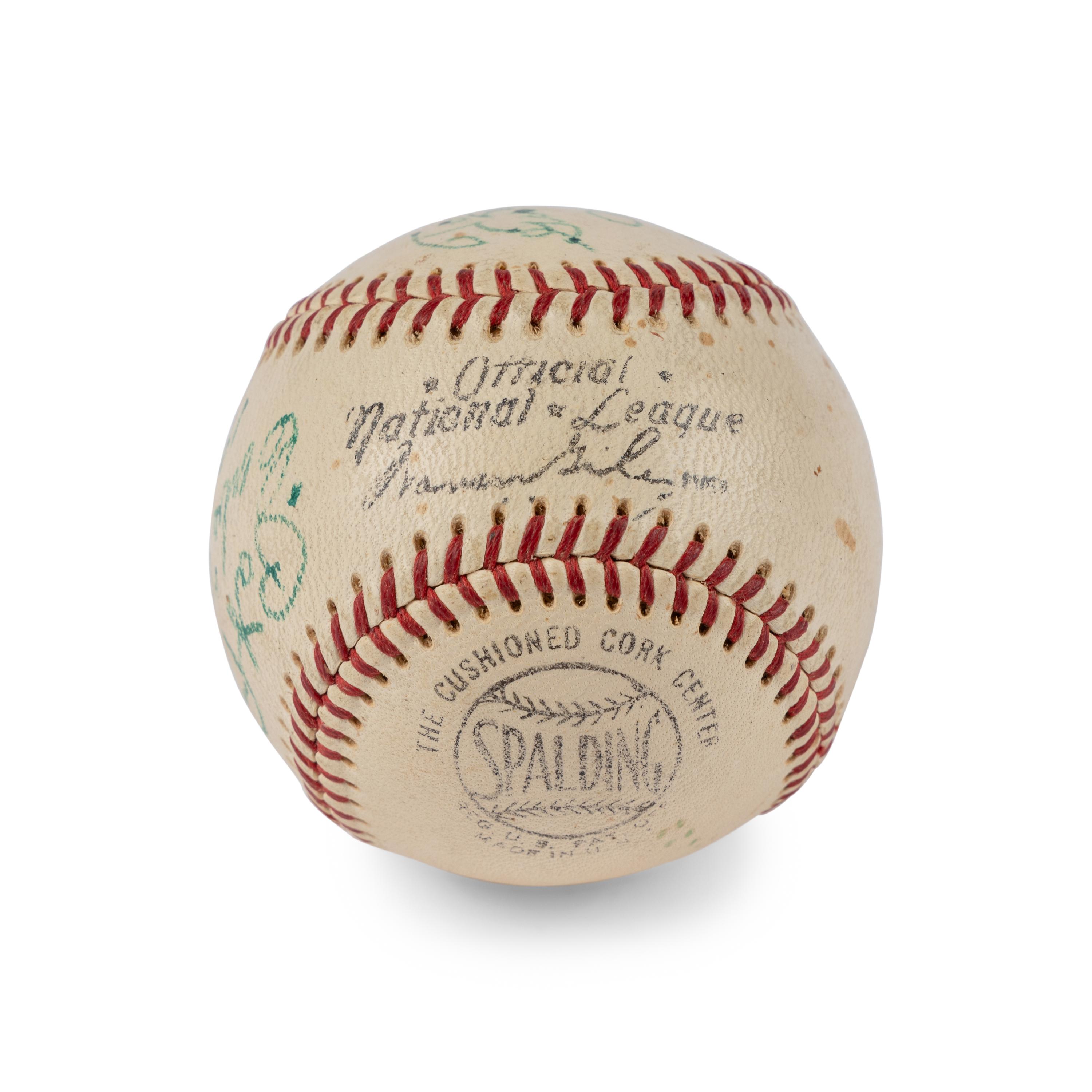 A Pat Pieper (Chicago Cubs Announcer) Signed Autograph Baseball (Beckett Authentication Services)