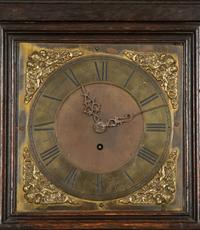 A Welsh Oak Clock-Inset Cupboard