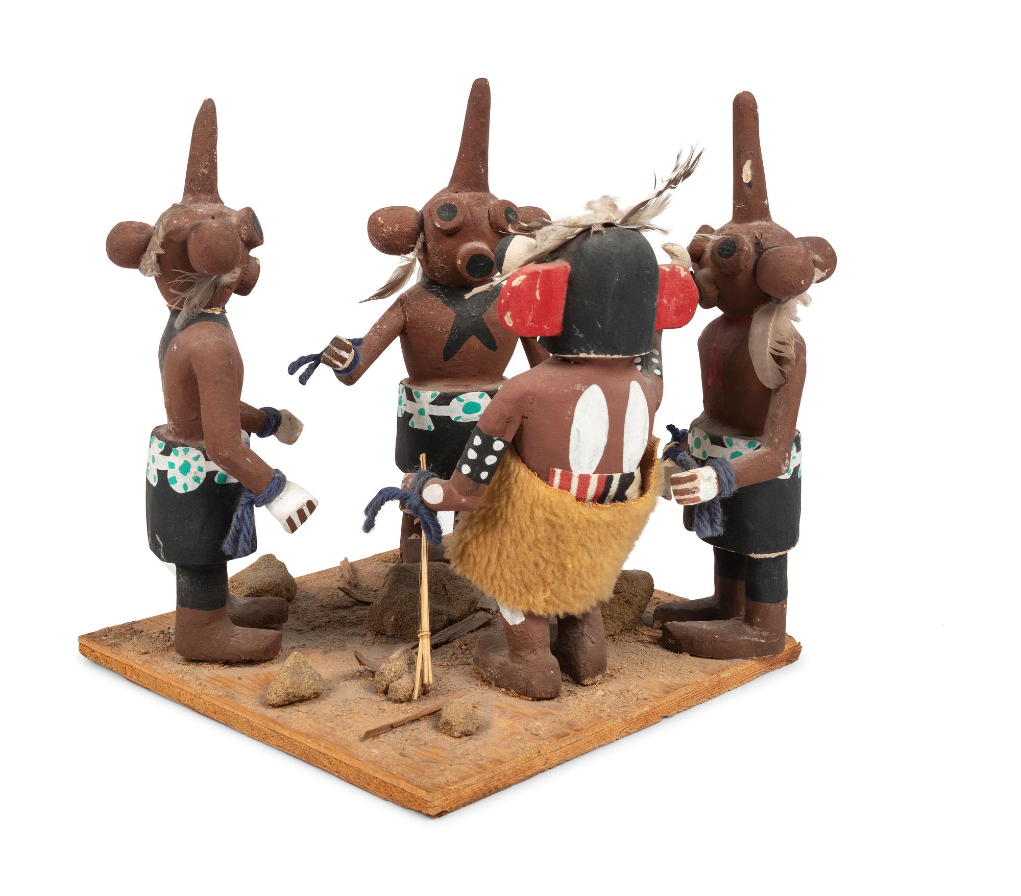 Group of Hopi Katsinas